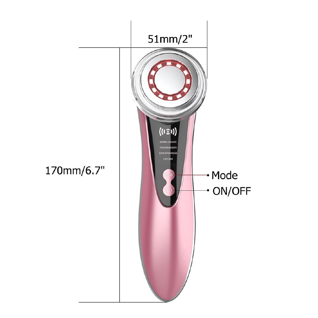 Face Skin EMS Mesotherapy Electroporation RF Radio Frequency Facial Face Lift Tighten Beauty Machine LED Photon Skin Care Device NEW