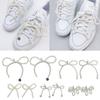 Set of 2 Delicate Shoe Pendant Stylish Bowknot Pendant Fashion Key Adornment Unique Bag Pendant Suitable for Shoe Bag