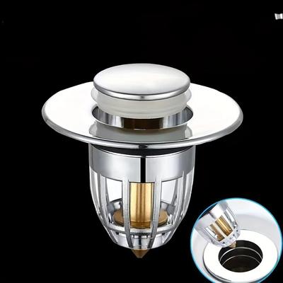 99% Universal All Brass Pop-Up Bounce Core Basin Drain Filter Hair Catcher Sink Strainer Bathtub Stopper Bath Plug Bathroom Tool