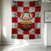 Nottingham Forest FC Wall Tapestry Aesthetic Wall Hanging Printed Fabric Blanket Decorative Tapestries for Bedroom Living Room Home Decor