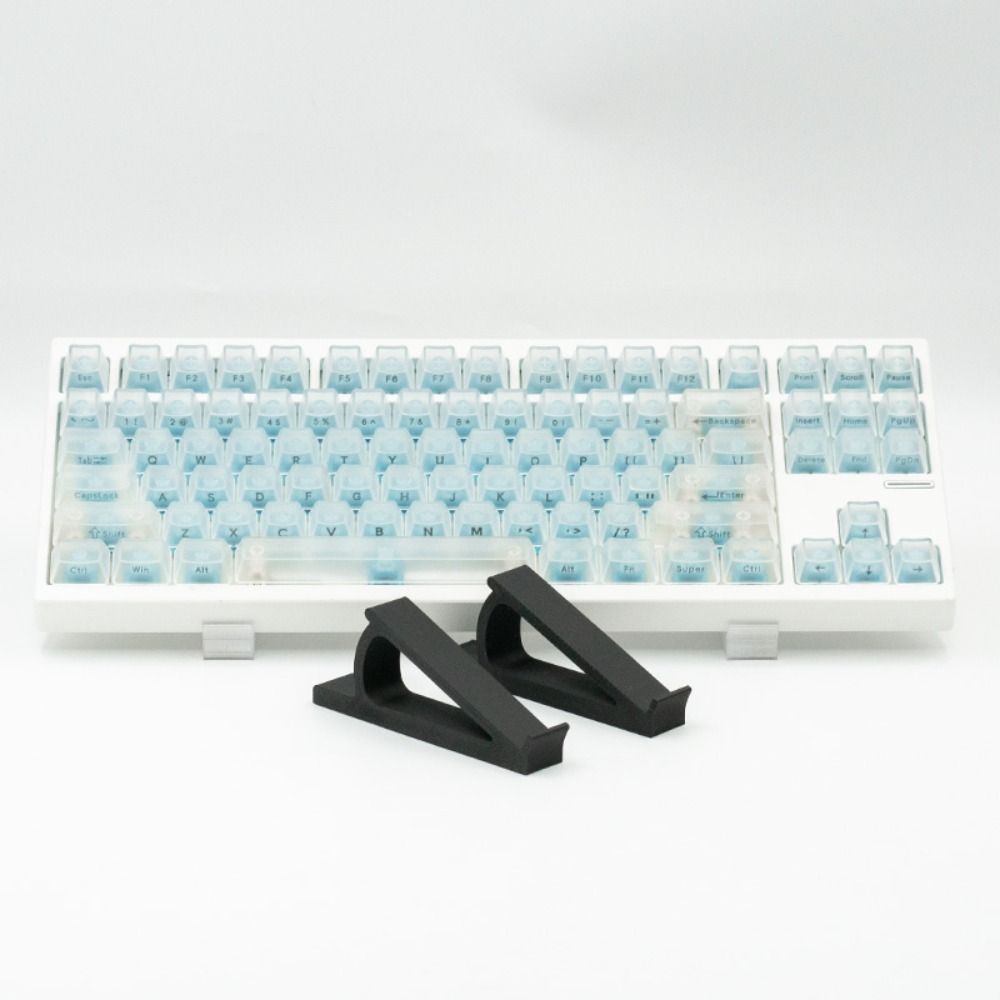 1 Pair New Portable Keyboard Elevated Stand Accessories Raised Keyboard Angle Computer Keyboard Riser Plastic Monitor Holder