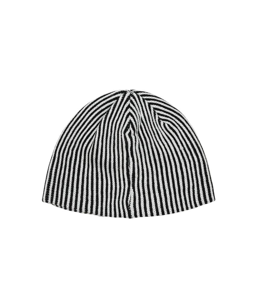 WELLBEING EXPRESS Ribbed Symbol Beanie White
