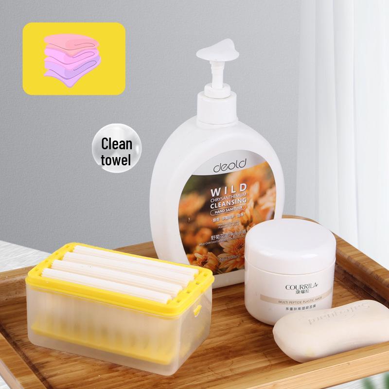Douyin Style Luxury Foaming Soap Box - Hands-Free Draining Storage Solution