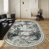 European Style Bedroom Decor Plush Carpet Home Study Non-slip Mat Light Luxury Carpets for Living Room Fluffy Soft Lounge Rug