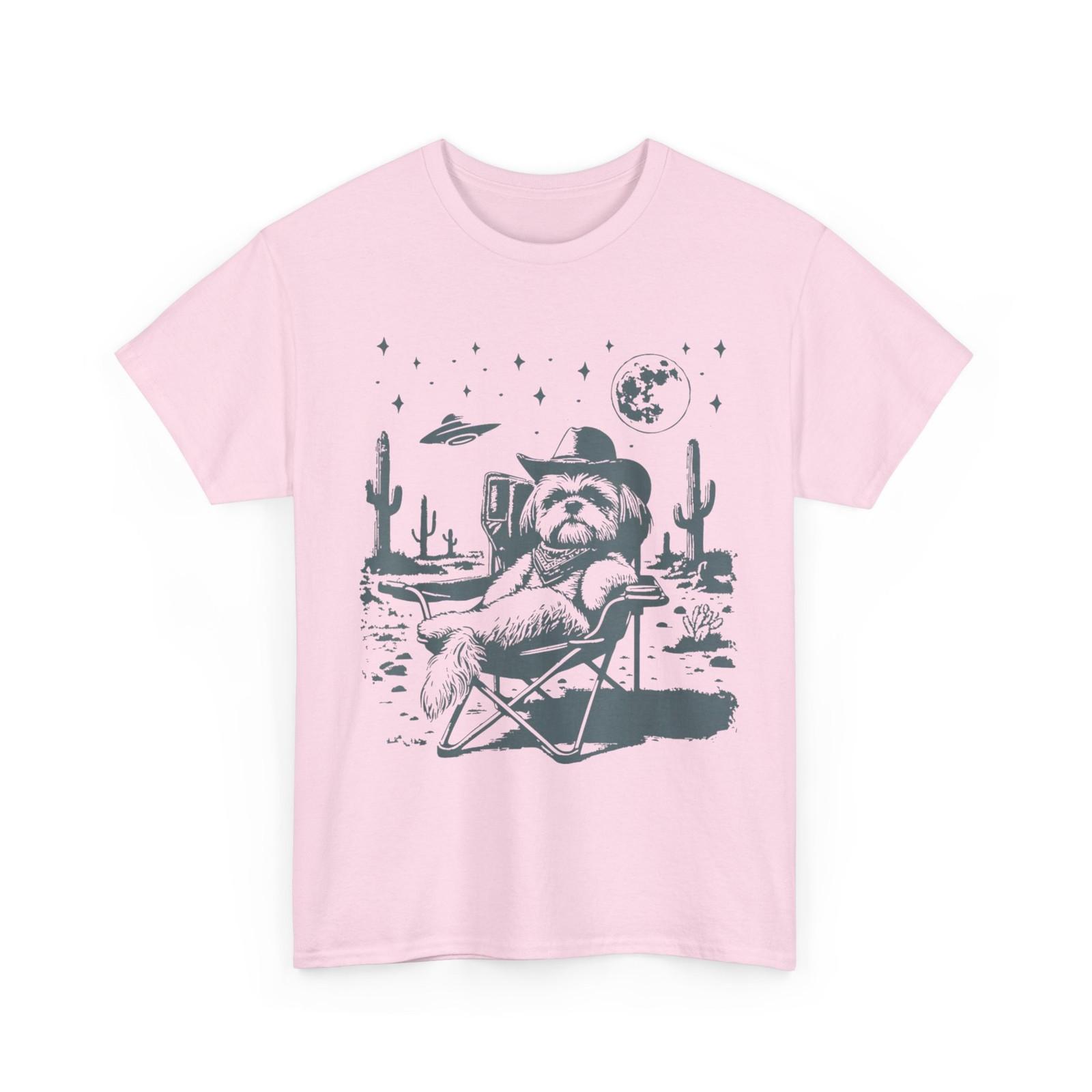 Vintage Shih Tzu Cowboys UFO Western T-Shirt XXXXL