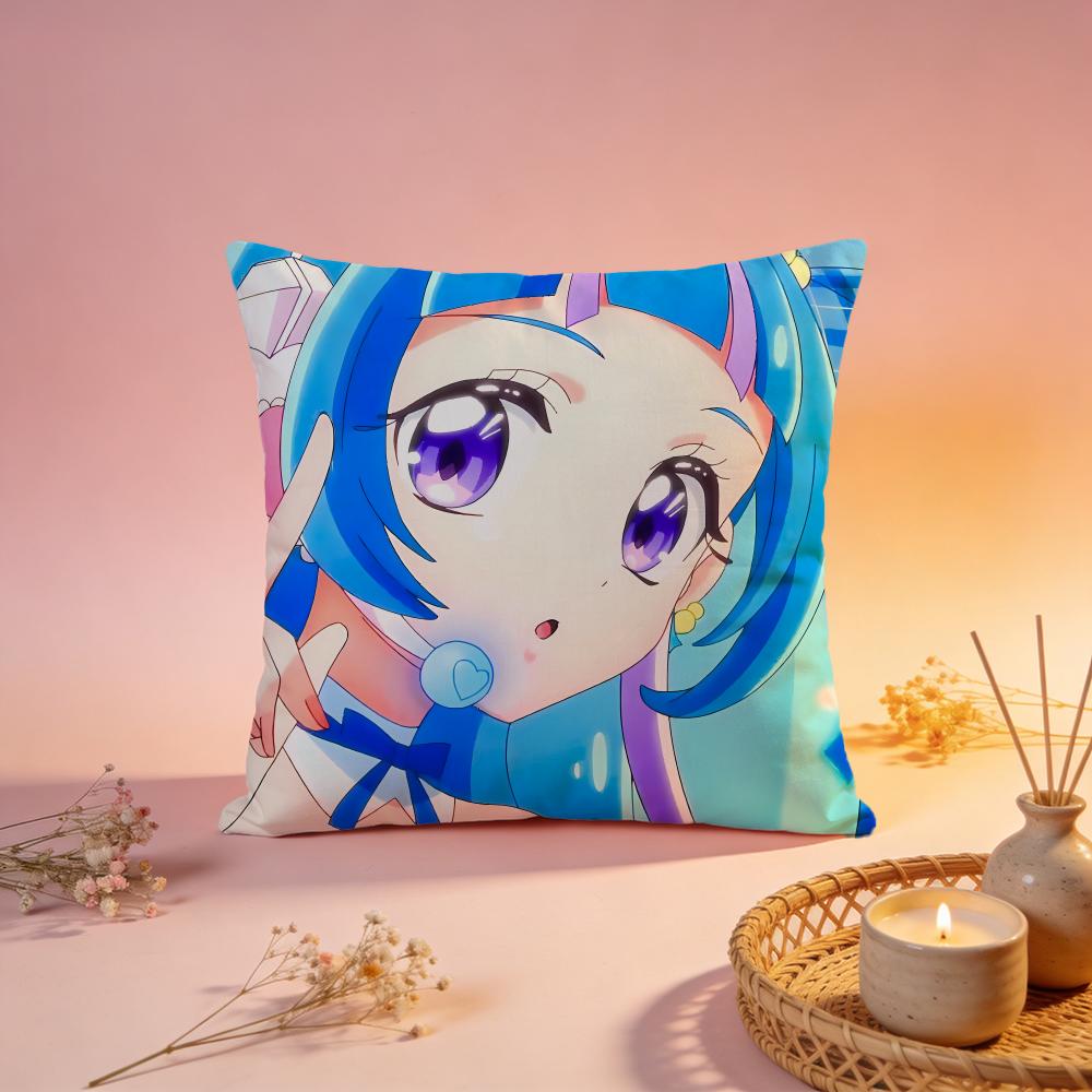 Hot YYYou and Idol Pretty Cureed Cushion Cover Comfortable Durable Pillow Cover MultiScene for Home Office Car Sofa