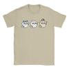 Men Nerdy Chiikawas and Friends Book Club Hachiware Usagi T Shirt  Pure Cotton Tops Vintage Crew Neck Tee Shirt Gift TShirt