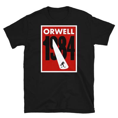1984, Uomo George Orwell, Romanzo Fittizio Top Inglese GRANDE FRATELLO