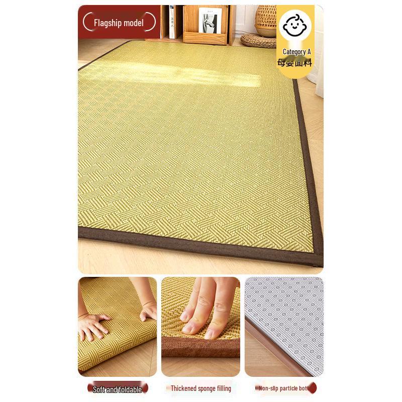 Thickened Cooling Rattan Sleeping Pad - Soft Summer Mattress for Dorms & Floors