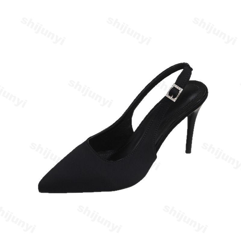 Fashion Women Pointed Sandals 2025 New Spring/summer Women's High-heeled Sandals Slim Heel High-heeled Banquet Dance Shoes Female