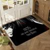 Classic Comic D-Death Note Floor Mat Soft Thickened Absorbent Non-Slip Bedroom Living Room Door Mat Home Decor Flannel Rugs