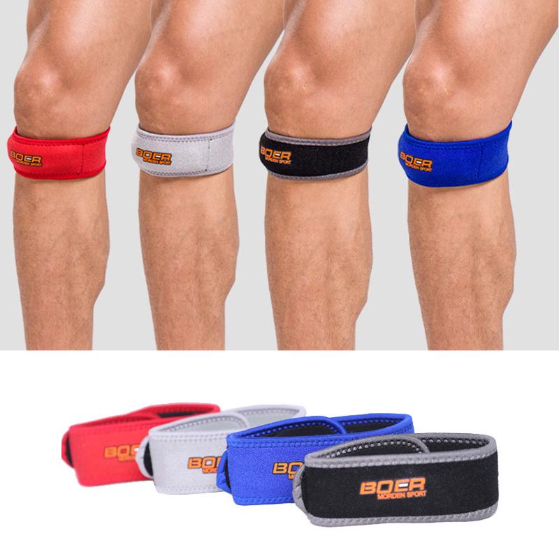 Fascia Rotulea Ginocchiera Supporto per Corsa Ciclismo Sollievo dal Dolore con Compressione Vestibilità Regolabile Protezione Lesioni Sportive