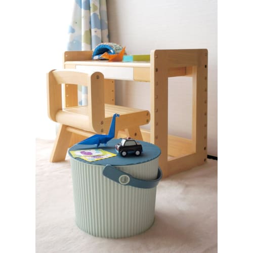 Yawata Kasei Omniouti Ivory Bucket with Lid, LL, 20L, Sceltevie Omnioutil, Scandinavian Design, 228356, Made In Japan