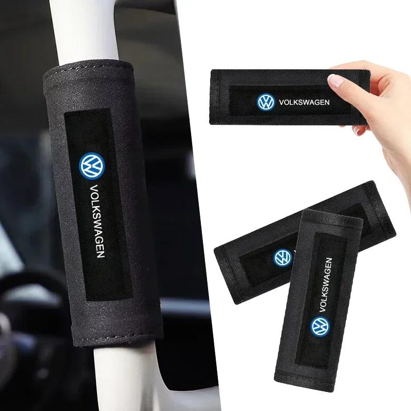Car Roof Handle Protection Pull Gloves Auto Emblem Accessories For Volkswagen VW GTI Rline R Polo Golf MK8 Passat Magotan Tiguan zl9