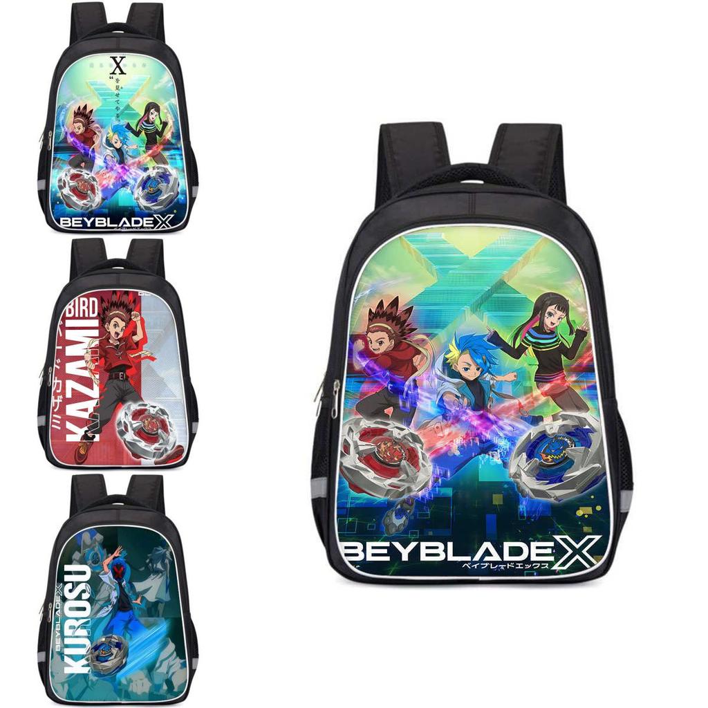 Beyblade X Large Capacity Backpack Lightweight Oxford Bag For School Essentials