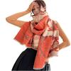New Fashionable Imitation Cashmere Scarf for Women in Winter Versatile Double Sided Scarf To Keep Warm and Cold Proof Thickened Shawl
