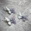 Luxury Purple Zircon Butterfly Brooch with Natural Seashell and Pearl, Gold-Plated Copper Pin for Women