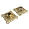 1 Pair 4 Stud 24T Spline Rear Axle Wheel Hubs 25mm for 125cc 150cc 200cc Go Kart ATV Quad