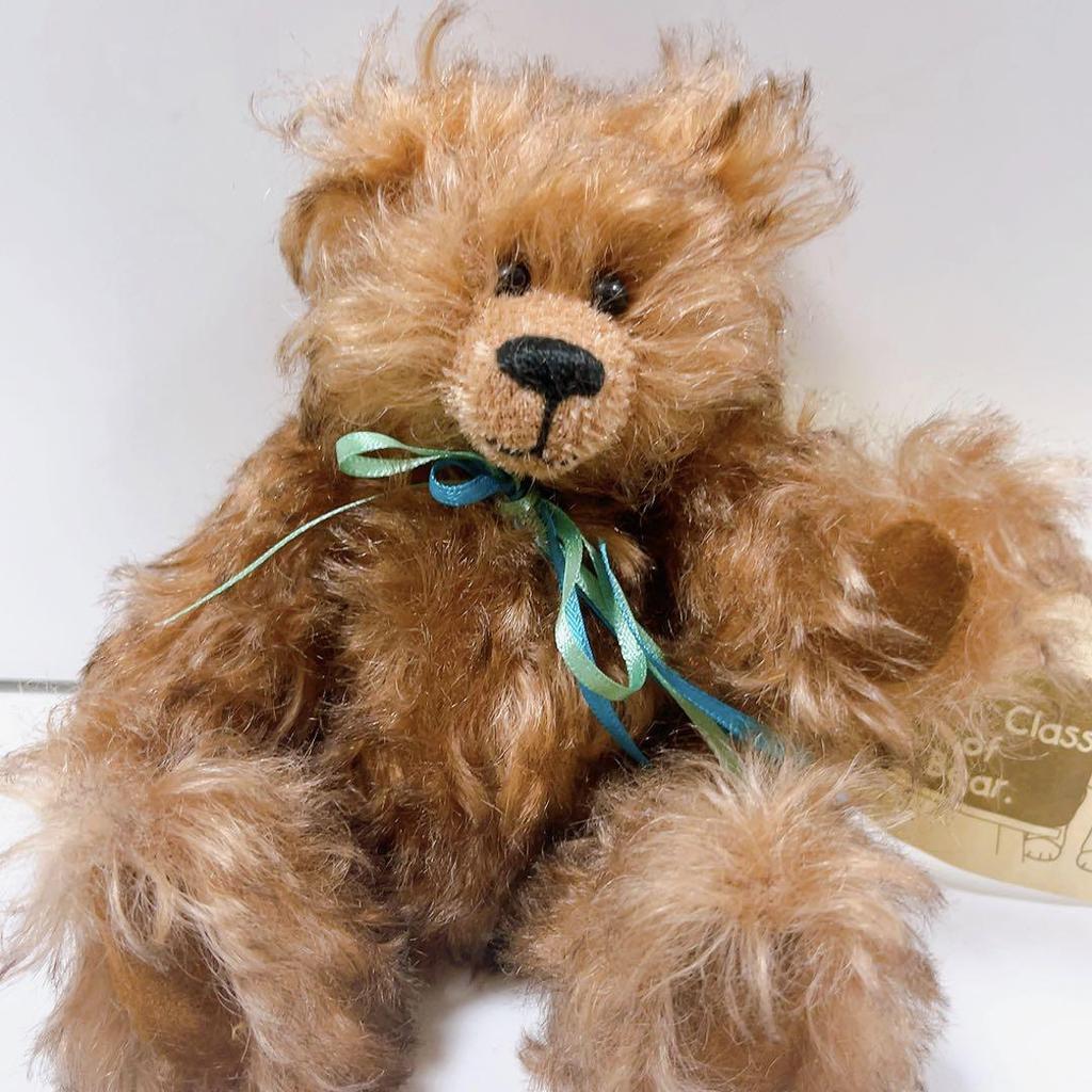 [USED] Teddy bear stuffed animal, made overseas, antique, handmade
