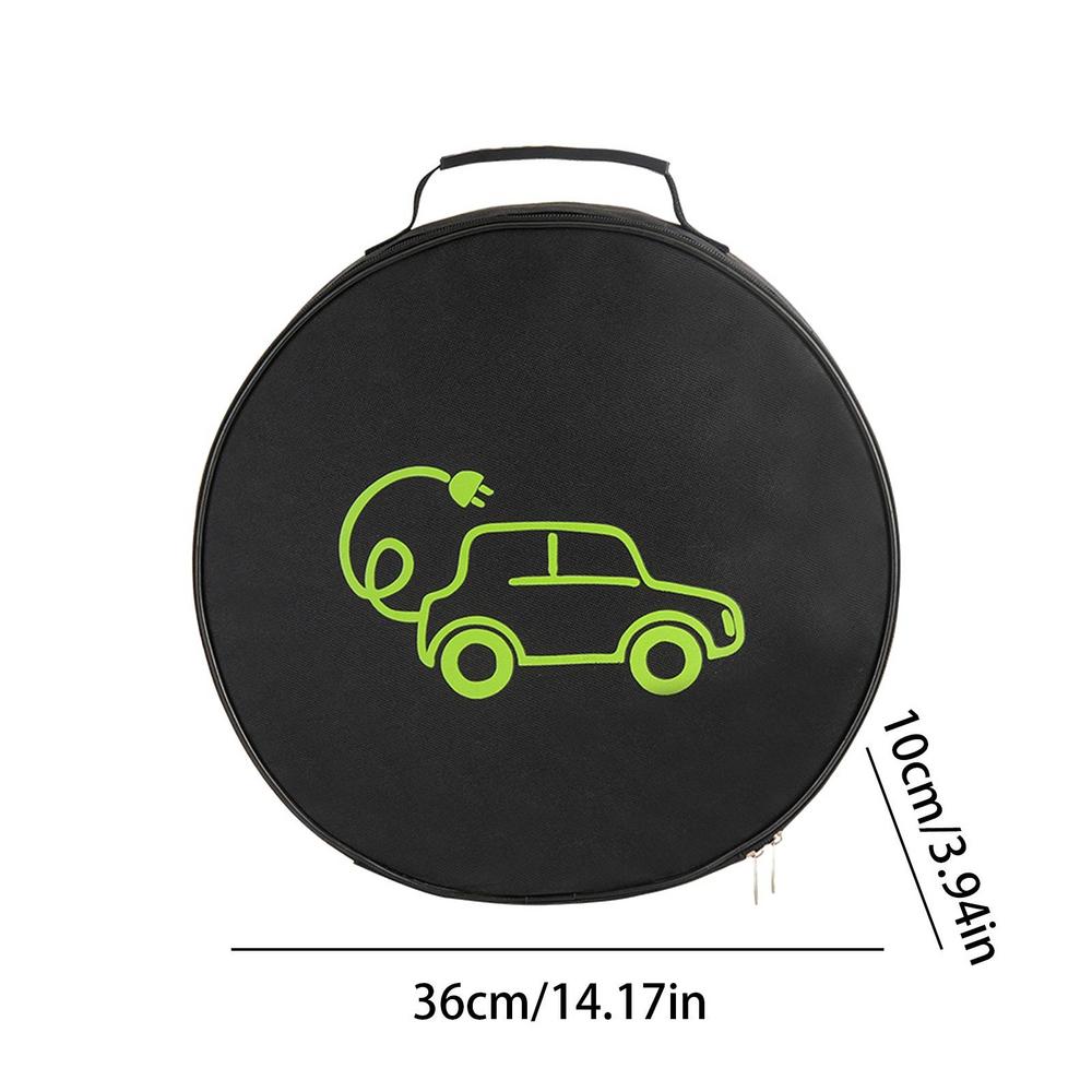 Car Charging Cable Storage Bag Electric Vehicles Storage & Organizer For Cable Cords Hoses Fire Retardant EV Charging Cable Bags