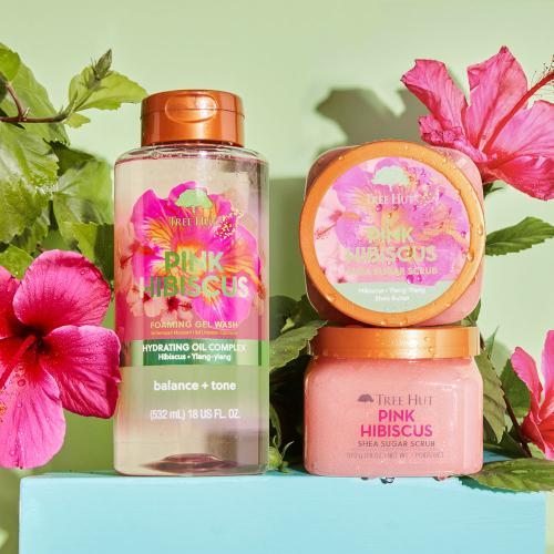 Tree Hut Body Scrub 2pcs + Foaming Gel Wash Set  Choose 1 
