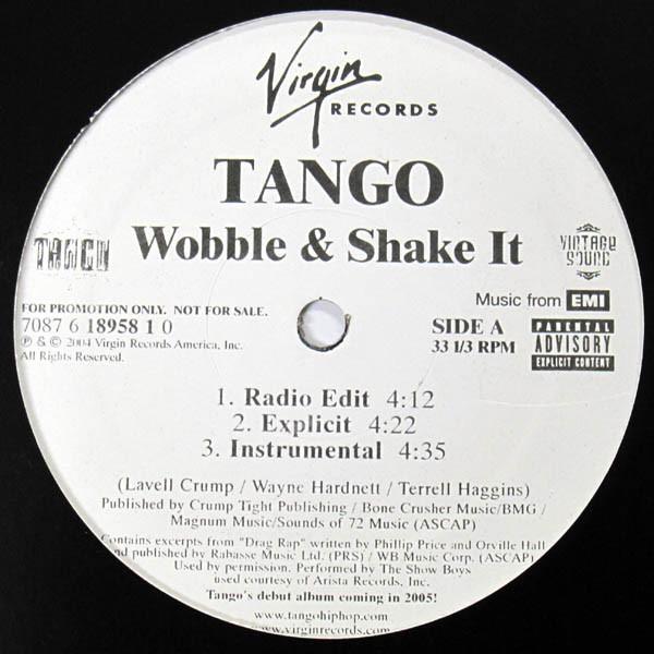 

12inch Record TANGO REDD - Wobble & Shake It 708761895810PRO EMI Music Marke 2005 US Rap & Hip-Hop/R&B Used