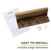 Wooden household living room wall-mounted wall rack Magazine letter hanger Key porch storage