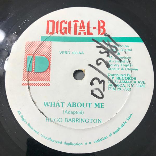 

12inch Record BRIAN TONY GOLD HUGO BARRINGTON Sweet Baby What About Me VPRD403 DigitalB US Reggae Ska Dub Used