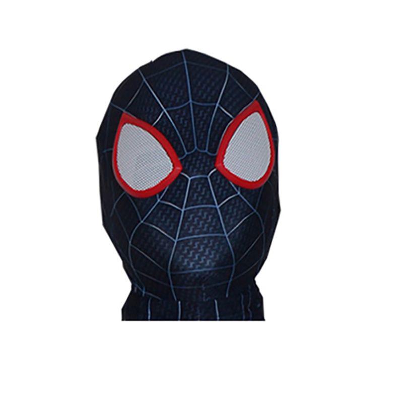 Disfraz para Niños Adultos Miles Morales Traje de Cosplay SpiderMans Into the Spider-Verse
