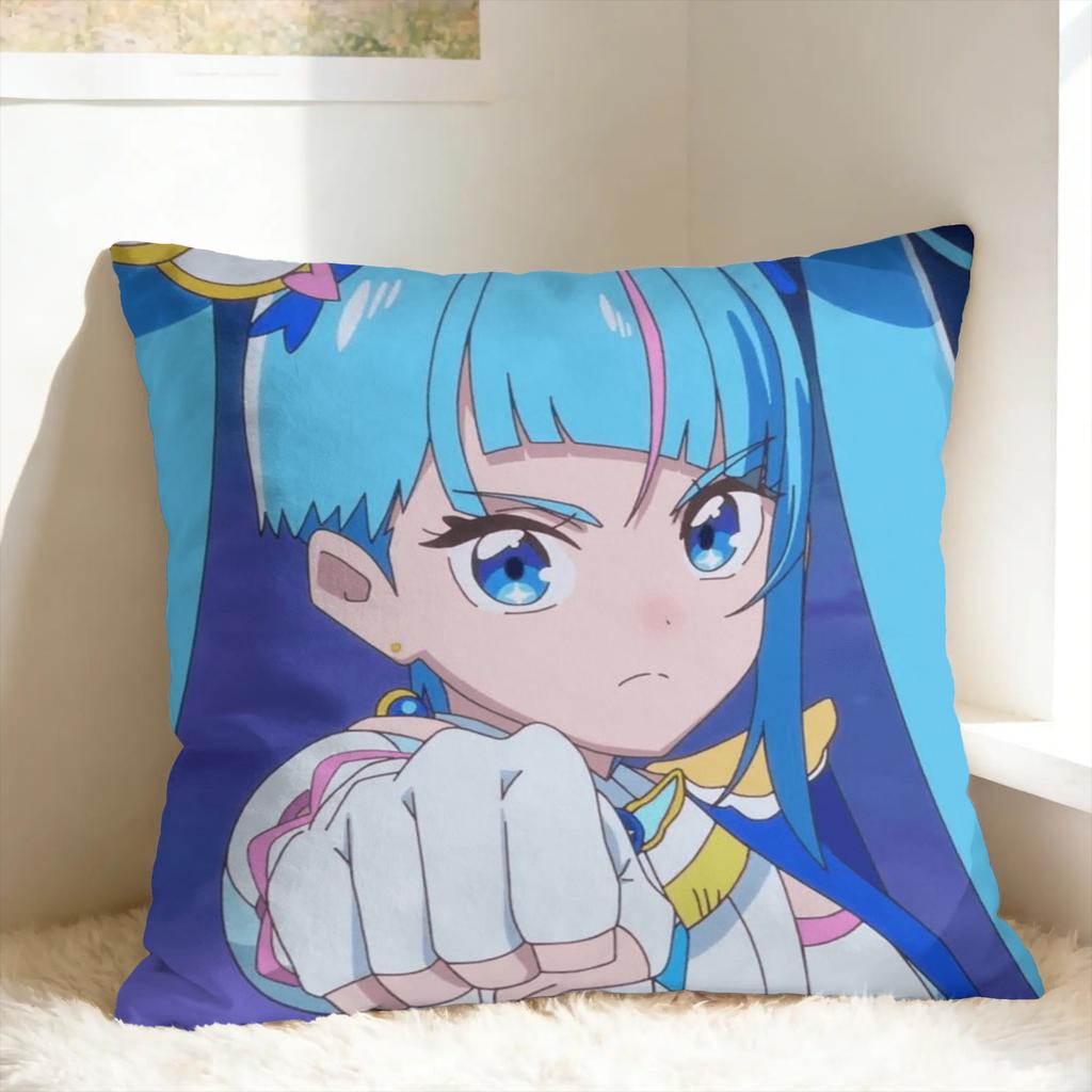 Anime Sky P-Precure Pillow Case Cute Funny Pillow Cover Comfy Pillowcases For Living Room Chair
