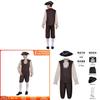Koloniales Farm-Cosplay-Kostüm aus Polyesterstoff für Anime-Bühnenauftritte