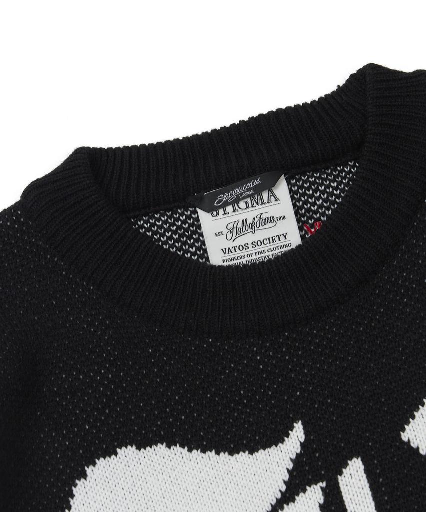 STIGMA Hell Oversized Knit Crewneck