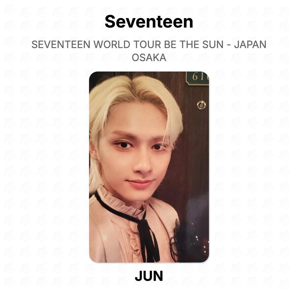Seventeen WORLD TOUR BE THE SUN - JAPAN OSAKA Official Photocard