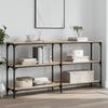 Console Table Sonoma Oak 150x29x75 cm Engineered Wood