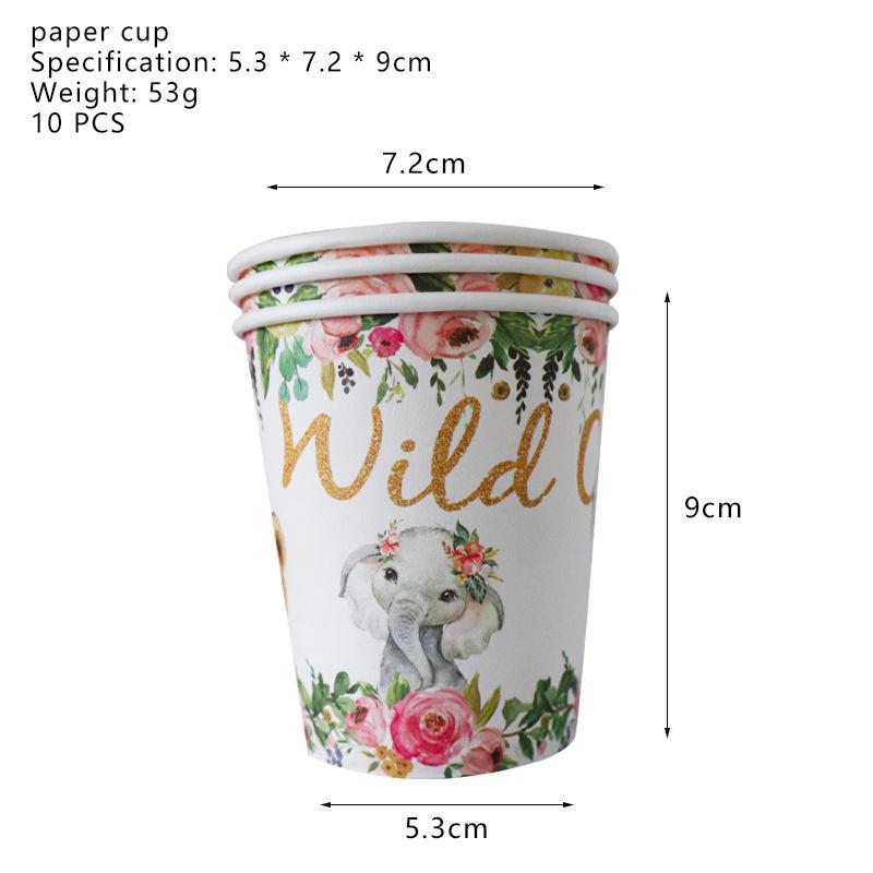 One Wild Animal World Birthday Party Supplies Decor Birthday Banner Topper Cake