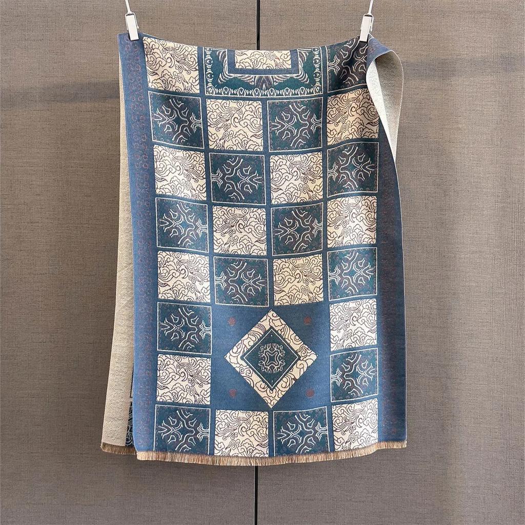 Thick Cashmere Blanket Women Scarf Warm Pashmina Shawl Winter Wraps Bufanda Print  New Design Poncho Echarpe Female Bufandas
