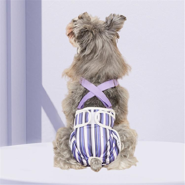 Pannolini per Cani Femmina con Bretelle Lavabili Riutilizzabili per Cani Femmina Piccoli e Medi nel Periodo del Calore Incontinenza