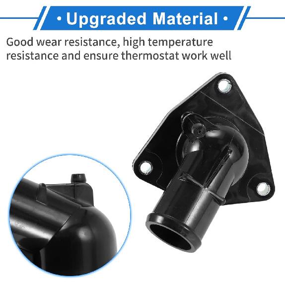 Car Thermostat for Chevrolet Silverado 1500 for GMC Sierra 1500 2014-2018 for Cadillac Escalade 2015-2020 Engine Coolant Thermostat Housing Assembly