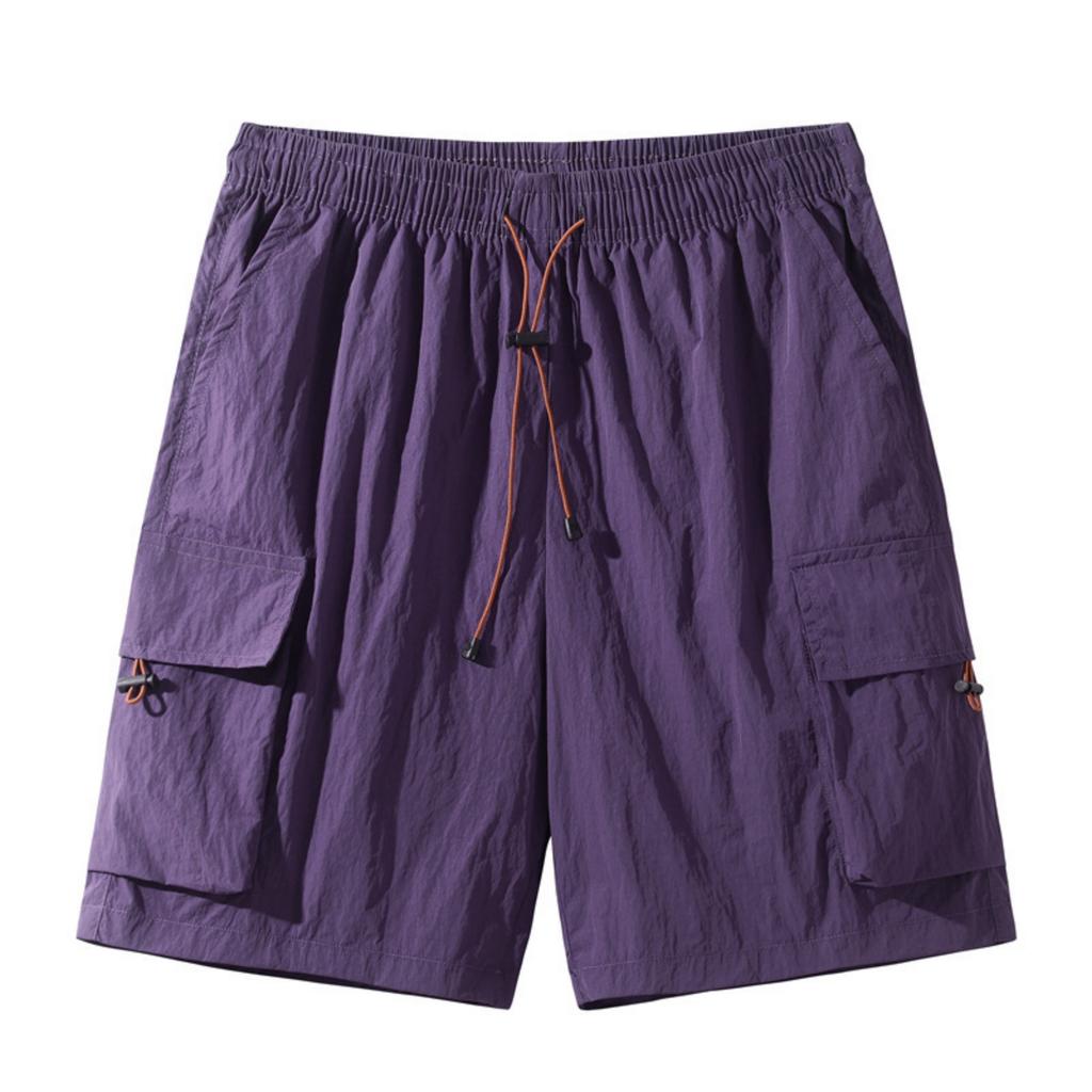 Men's Multi-Pocket Athletic Casual Shorts