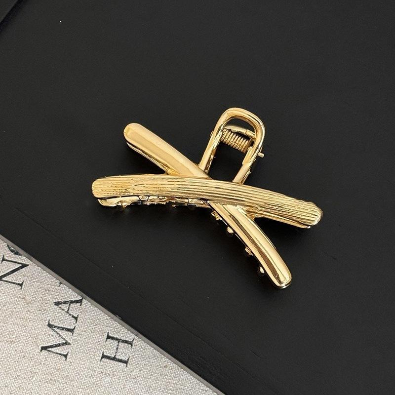 Premium Sense Metal Small Grab Clip Butterfly Hairpin Female Back Head Hair Clip Semi-Tie Hair Headgear Shark Clip Hairpin