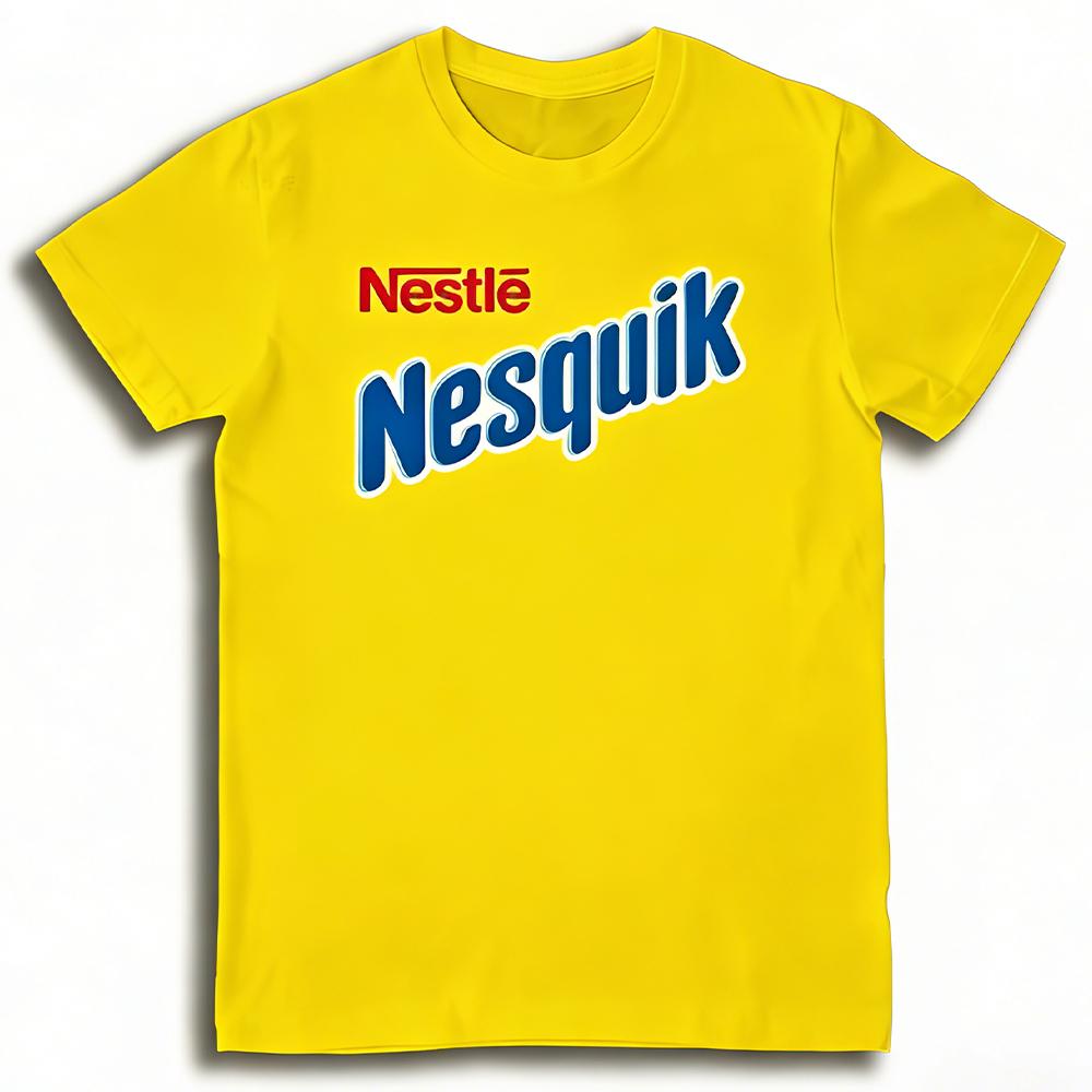 Nesquik Šokolādes Piena T-krekls Harajuku