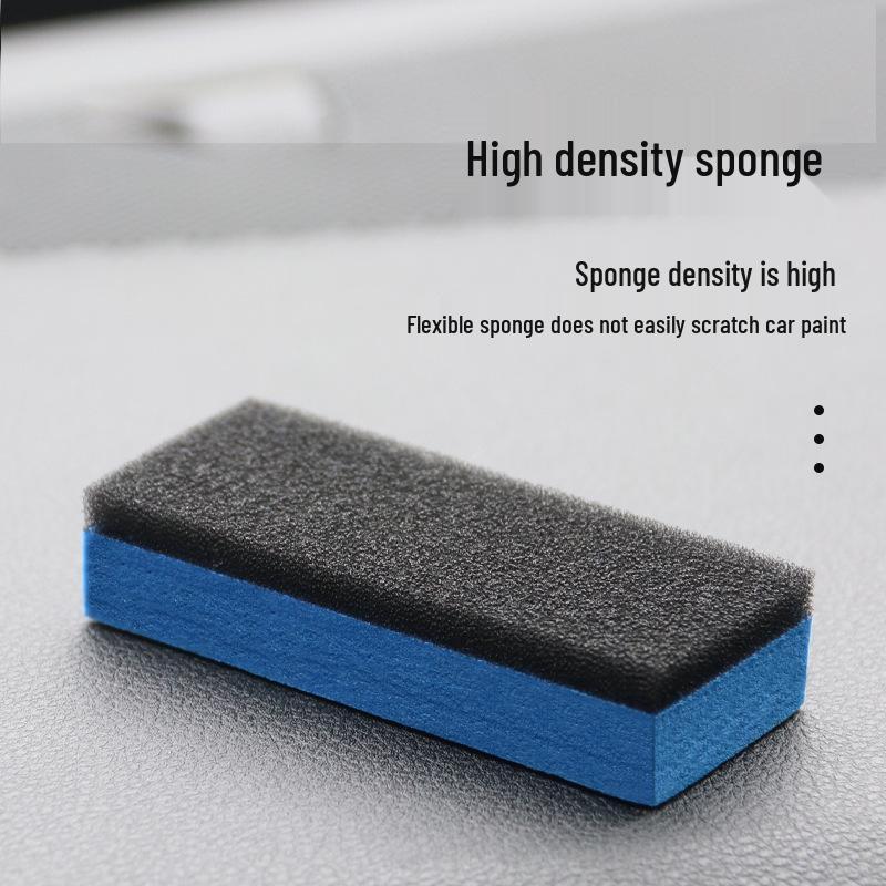 High-Density Double-Sided Car Detailing Sponge for Paint, Glass Coating, Waxing, Polishing, and Cleaning