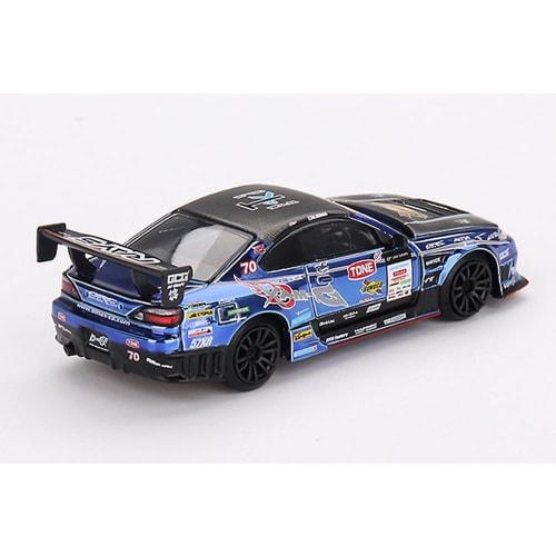 MINI GT 1/64 Scale Nissan Silvia (S15) D1 GP 2023 #70 D-MAX RACING (Right-Hand Drive) Japan Exclusive Finished Model MGT00855-BL