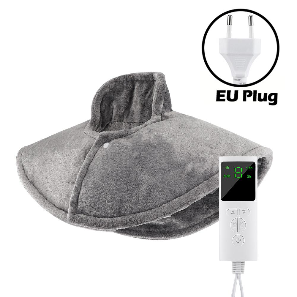 

Электрическая грелка для плеч и шеи, 9 уровней нагрева, горячий компресс, шаль для спины, одеяло для физиотерапии, обогреватель, согревающий, расслабляющий плечи и спину