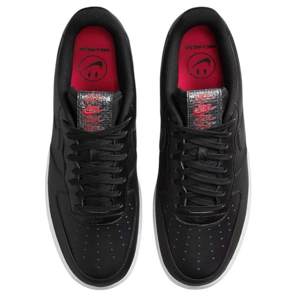 Nike Air Force 1 07 LX Takk Plastpose - Svarte Herresneakers Hvit Universitetsrød Furu-grønn IB4473-010