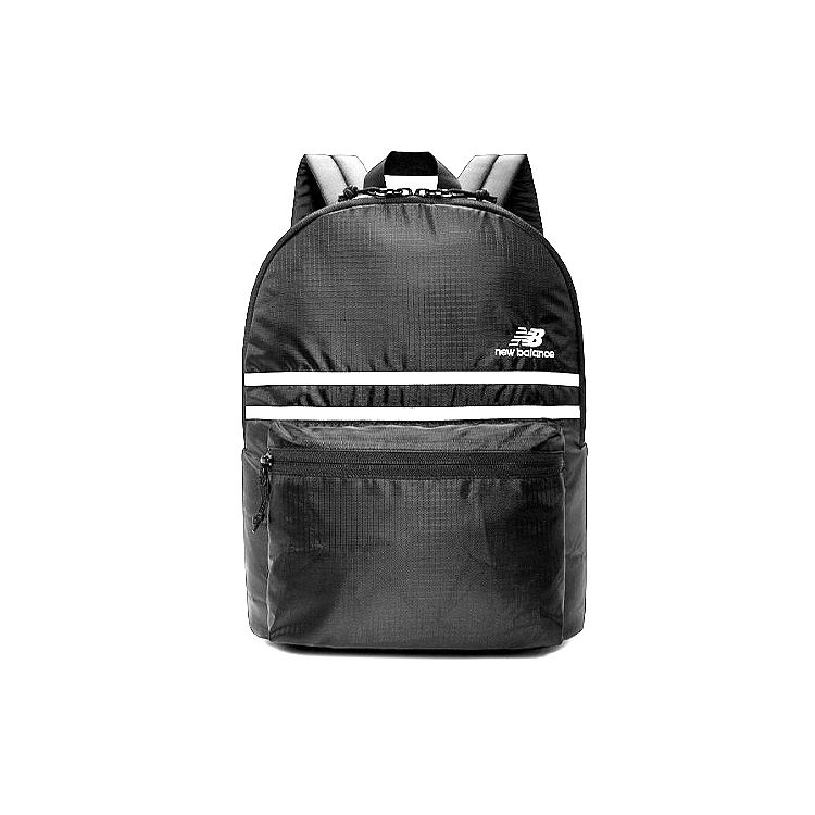New Balance Nylon Backpack Unisex Backpacks Black LAB01022-BK Black