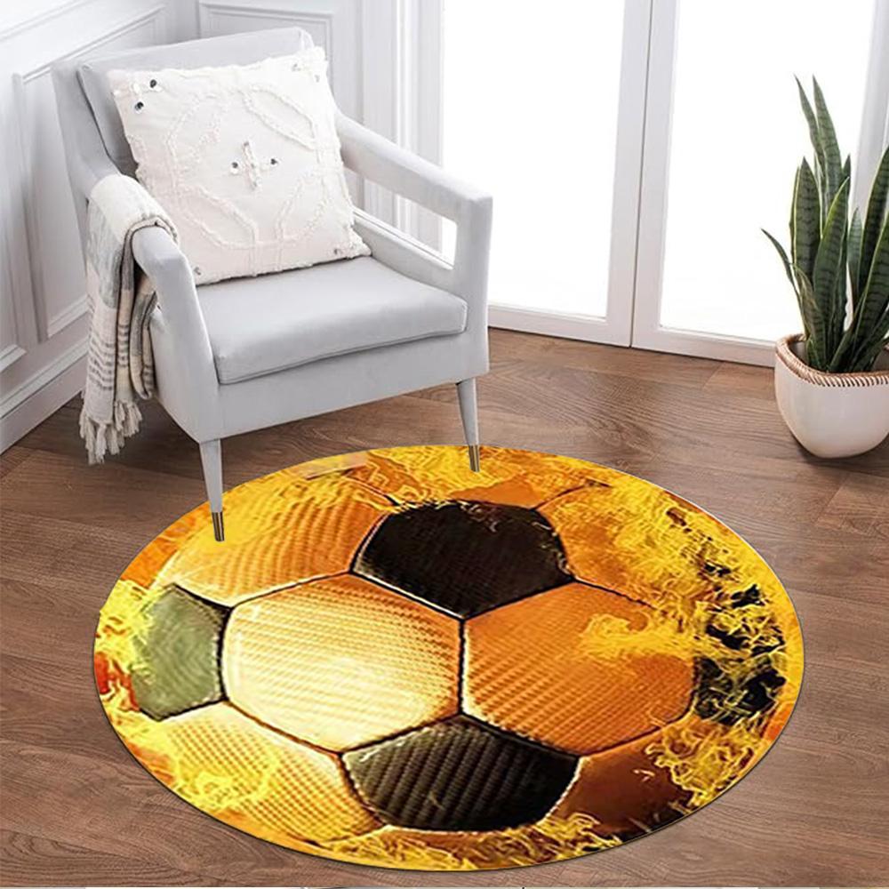 1 stuks Voetbal vloerkleed huis tapijt antislip ontwerp voor kantoor decoratie cadeau woonkamer slaapkamer