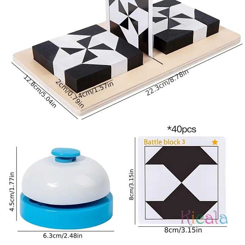 3D Mind-bending IQ Challenge Geometric Puzzle Kids Toy Parent-child Interactive Board Game Party Gifts