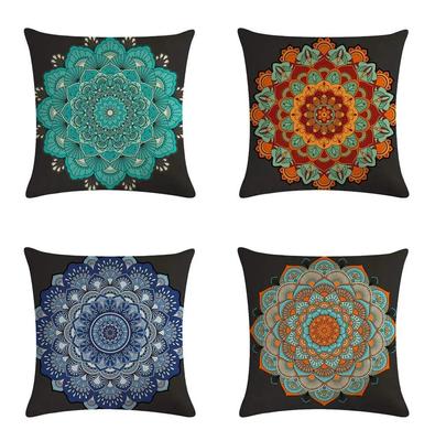 Bedroom Living Room Sofa Cushion Cover Home Decor Throw Pillow  Mandala Ethnic Pattern  Case