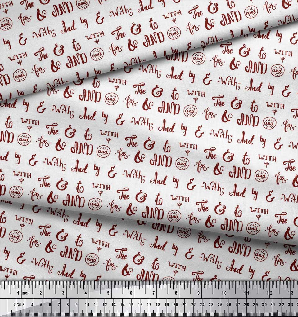 Soimoi Black Japan Crepe Satin Fabric To The End Text Printed Craft Fabric by the Metre 42 Inch
